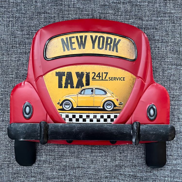 New York Taxi Metal Art Schild