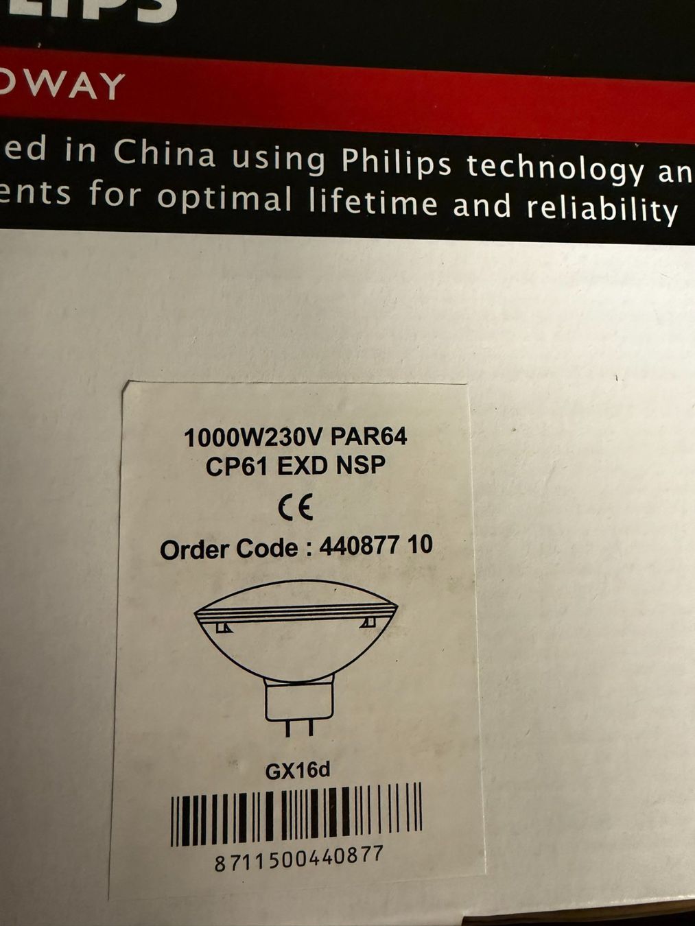 Philips Lampade: Leuchtmittel Par64 CP61 – Nuovo e nell'imballaggio originale da Gossau SG venduto da inf_777z
