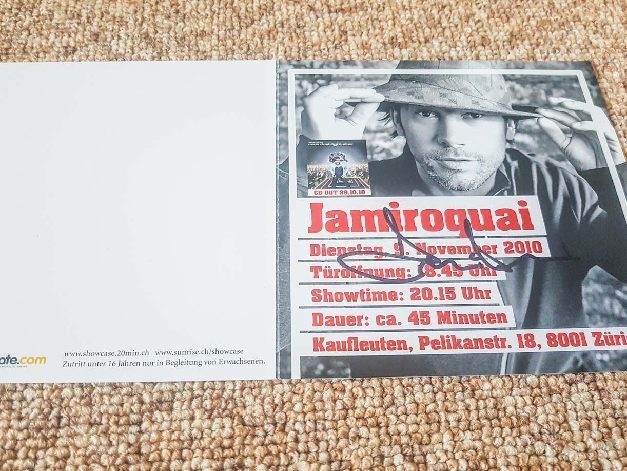 Autogramme: Jamiroquai - Autogramm auf Ticket – Gebraucht aus Kaisten von Simpsons4