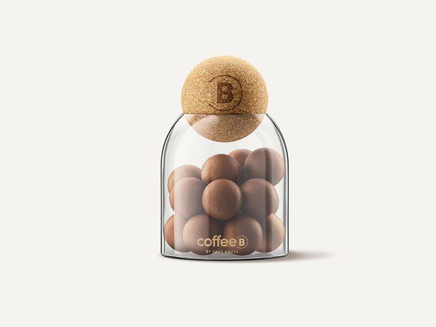 Coffee B Kaffeemaschinen & Espressomaschinen: CoffeeB Coffee-Ball Glas Dispenser – Neu (gemäss Beschreibung) aus Gommiswald von Bullhead