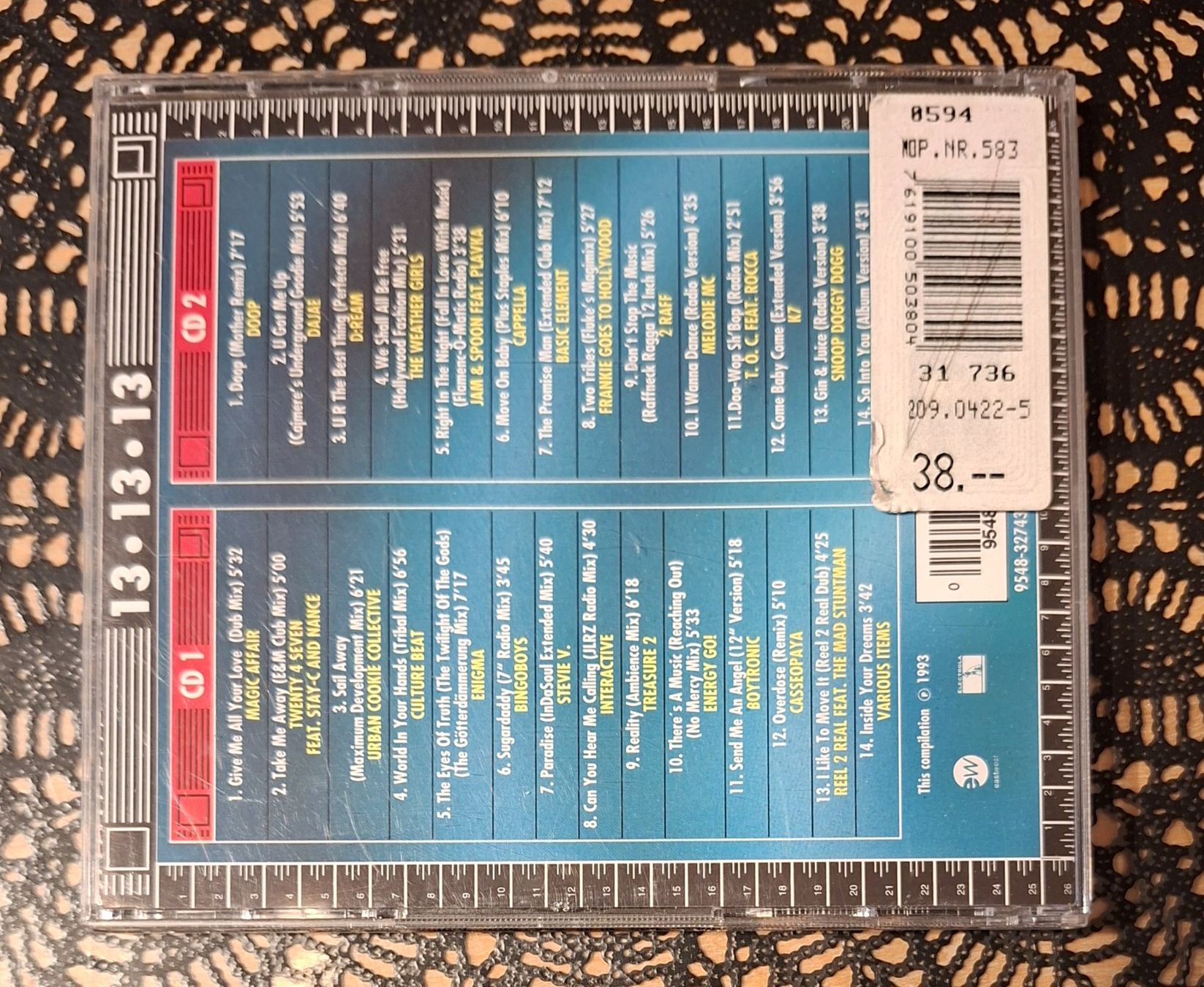 CDs: Dance Max 13, Dance Pop Compilation Sampler 2CD 1993 – Gebraucht aus Schönenberg TG von Gregolino76 1