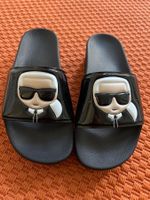 Badeschuhe Karl Lagerfeld schwarz guter Zustand