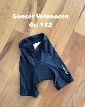 Fahrradhose / Velohose Gr. 152 schwarz von Gonso