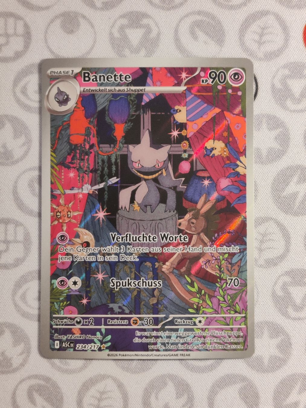 Pokémon Sammelbilder & Trading cards: Banette ASC 234/217 DE – Neu (gemäss Beschreibung) aus Steffisburg von HMStufi