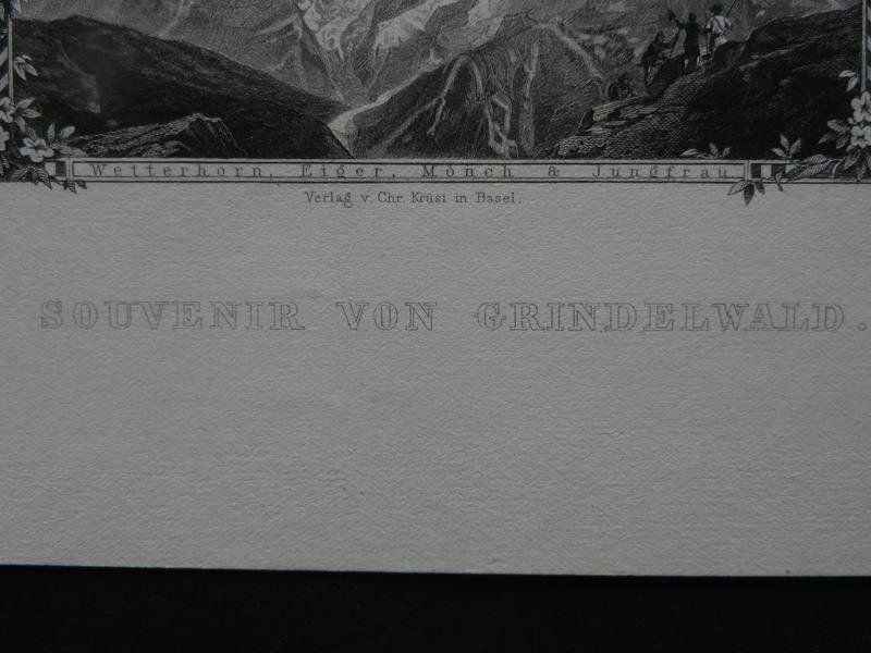 Incisioni: Grindelwald Souvenirblatt – Usato da Risch venduto da Rischli15 2