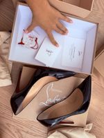Christian Louboutin Kate 100 Pumps Schwarz – Gr. 39.5