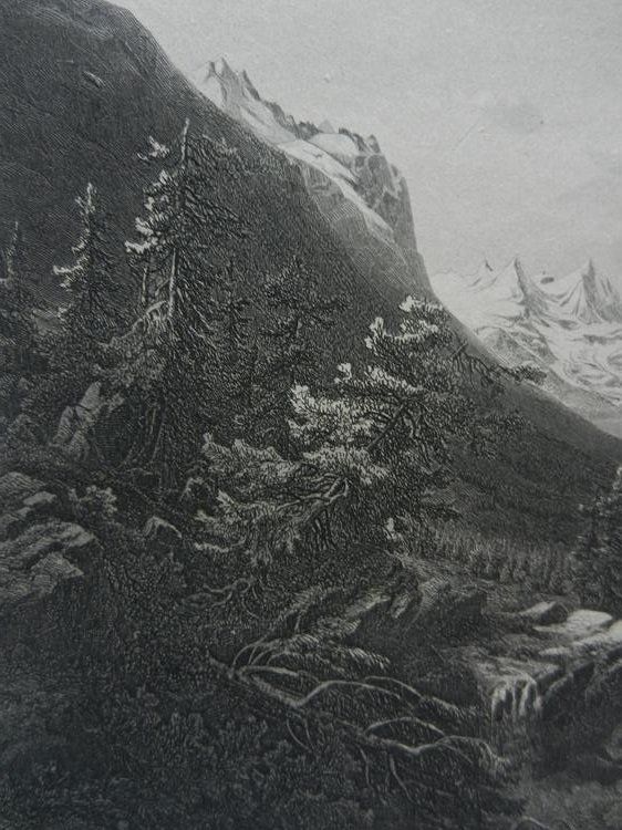 Incisioni: Roseg Gletscher von Huber – Usato da Risch venduto da Rischli15 3