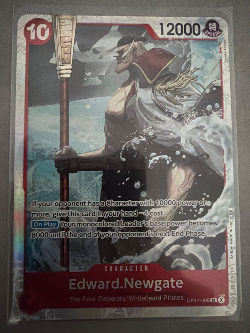 Bandai Sammelbilder & Trading cards: OP17-005 Edward.Newgate – Neu (gemäss Beschreibung) aus Gossau SG von Makijali
