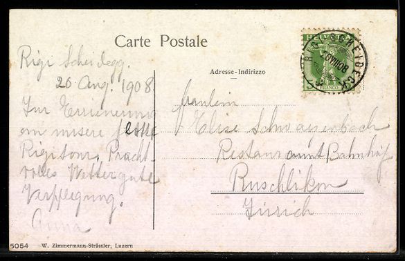 Cartes postales: AK Rigi Scheidegg, Scheideggbahn – D'occasion à Berlin par bartko-reher 1