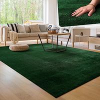 PREISVORSCHLAG ‼️ Teppich Super Soft WALDGRÜN NEU Wohnzimmer