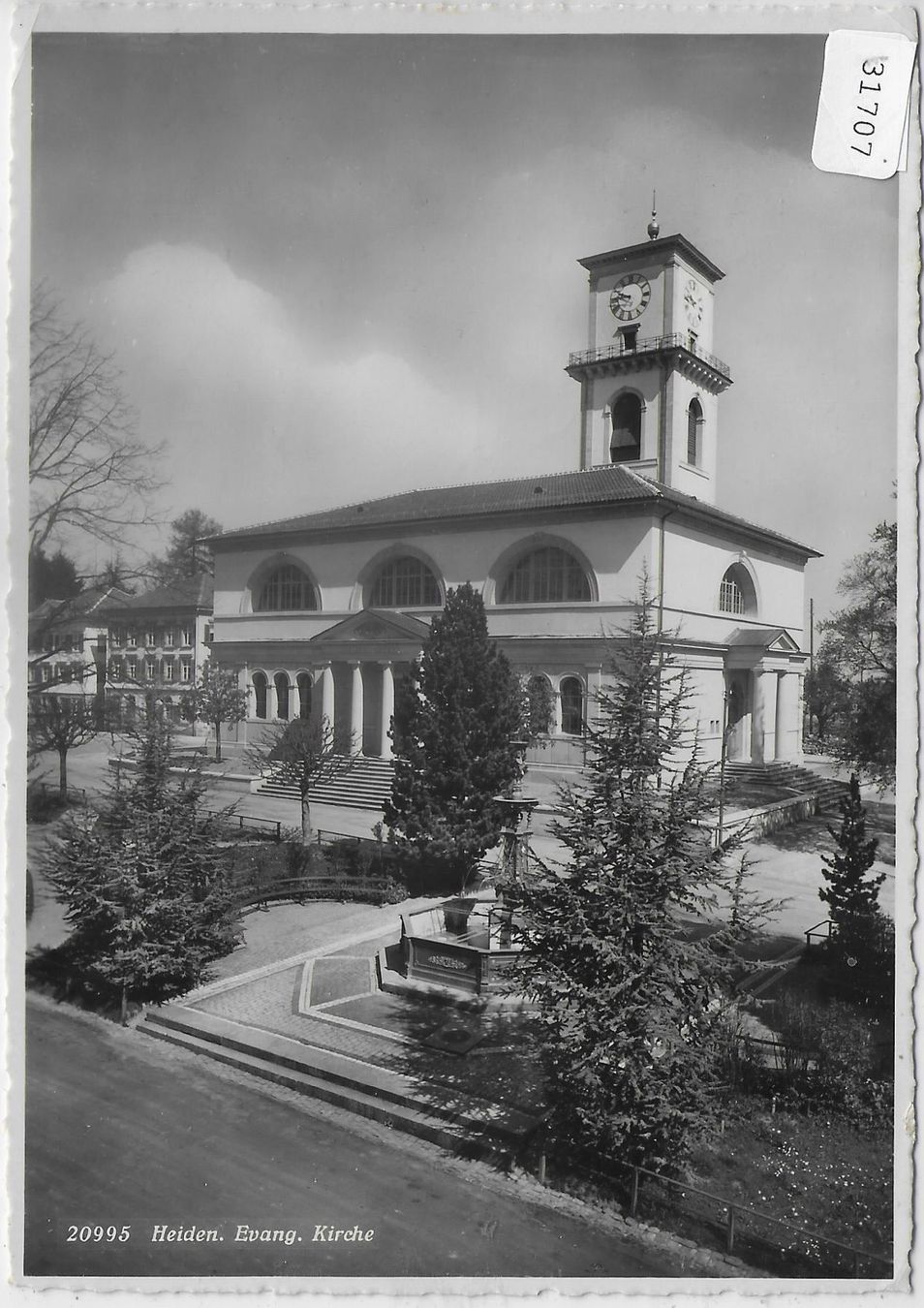 Cartes postales: Heiden - Evang. Kirche – D'occasion à Ettingen par Kartenplanet