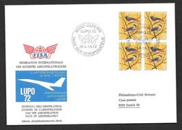 Sonderbrief Tag der Aerophilatelie Luzern 28.-1.5.1972