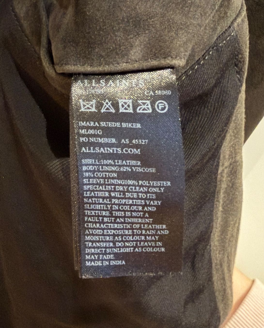 Allsaints Jacken: AllSaints Wildleder Jacke Grösse M – Neu (gemäss Beschreibung) aus Rotkreuz von Nyny 4
