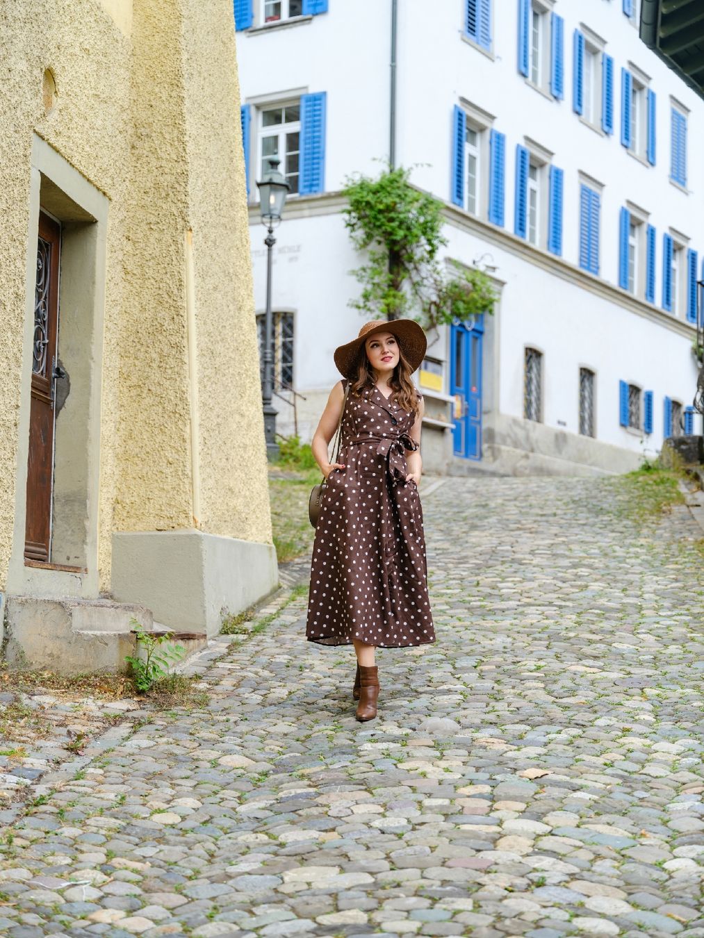 Kleider: Brown Polka Dot Dress Size S – Gebraucht aus Mägenwil von VintageGirly 5