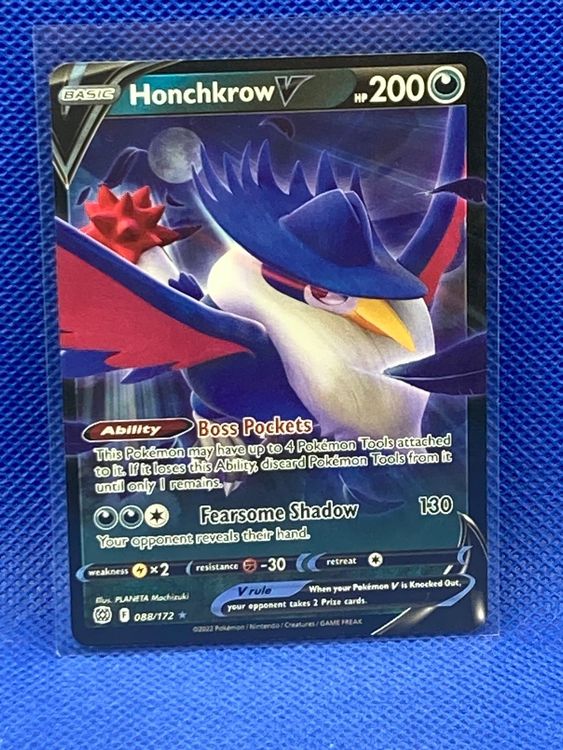 Pokémon Karta Honchkrow V (BRS 088) - Brilliant Stars