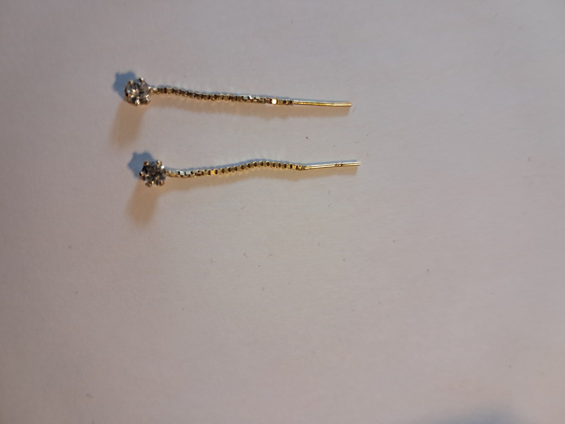 Orecchini pendenti & Orecchini a lobo: Gelb Gold Ohrring und diamant – Nuovo (secondo la descrizione) da Glattbrugg venduto da mah_c5jk 1