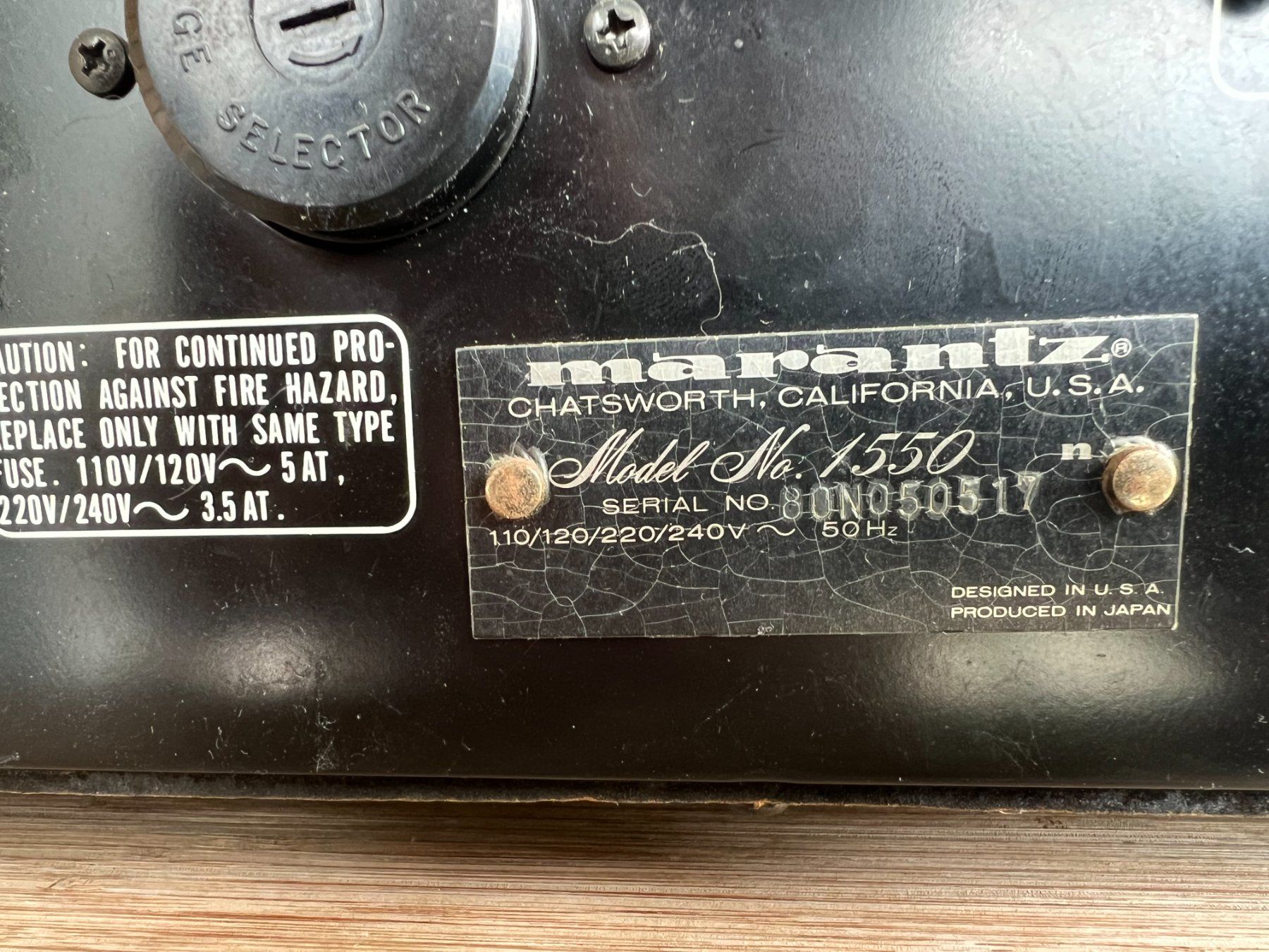Marantz Récepteurs: TOP Marantz Model 1550 Receiver – D'occasion à Niederhasli par Betzgi 5