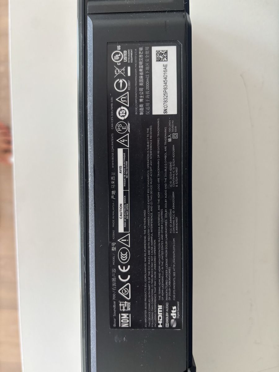 Bose Casse acustiche: Bose Soundbar 700 – Nuovo (secondo la descrizione) da Horgen venduto da mar_8nqn 2