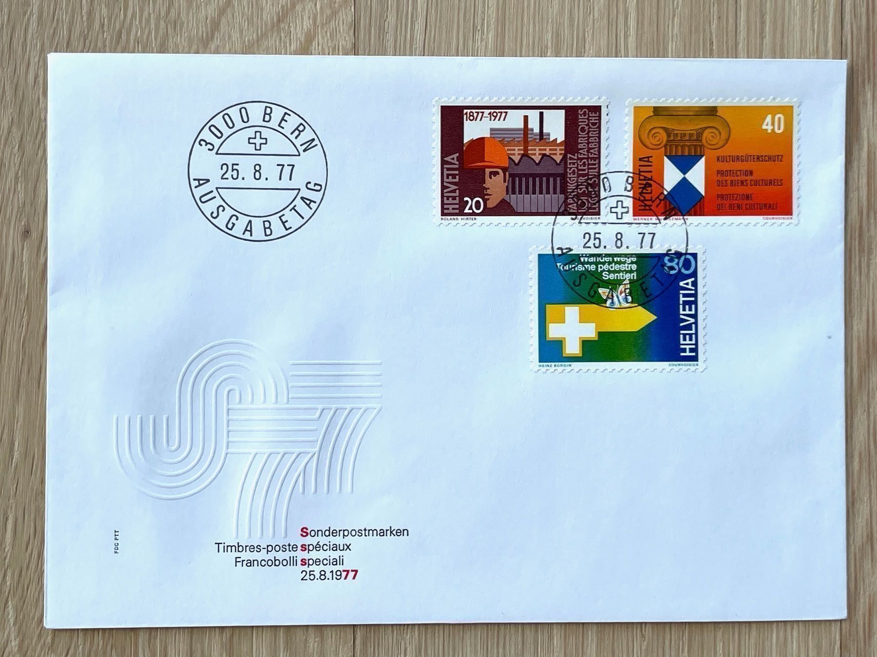Tutti i francobolli: FDC Sondermarken II 1977 – Nuovo (secondo la descrizione) da Zürich venduto da Marfe1