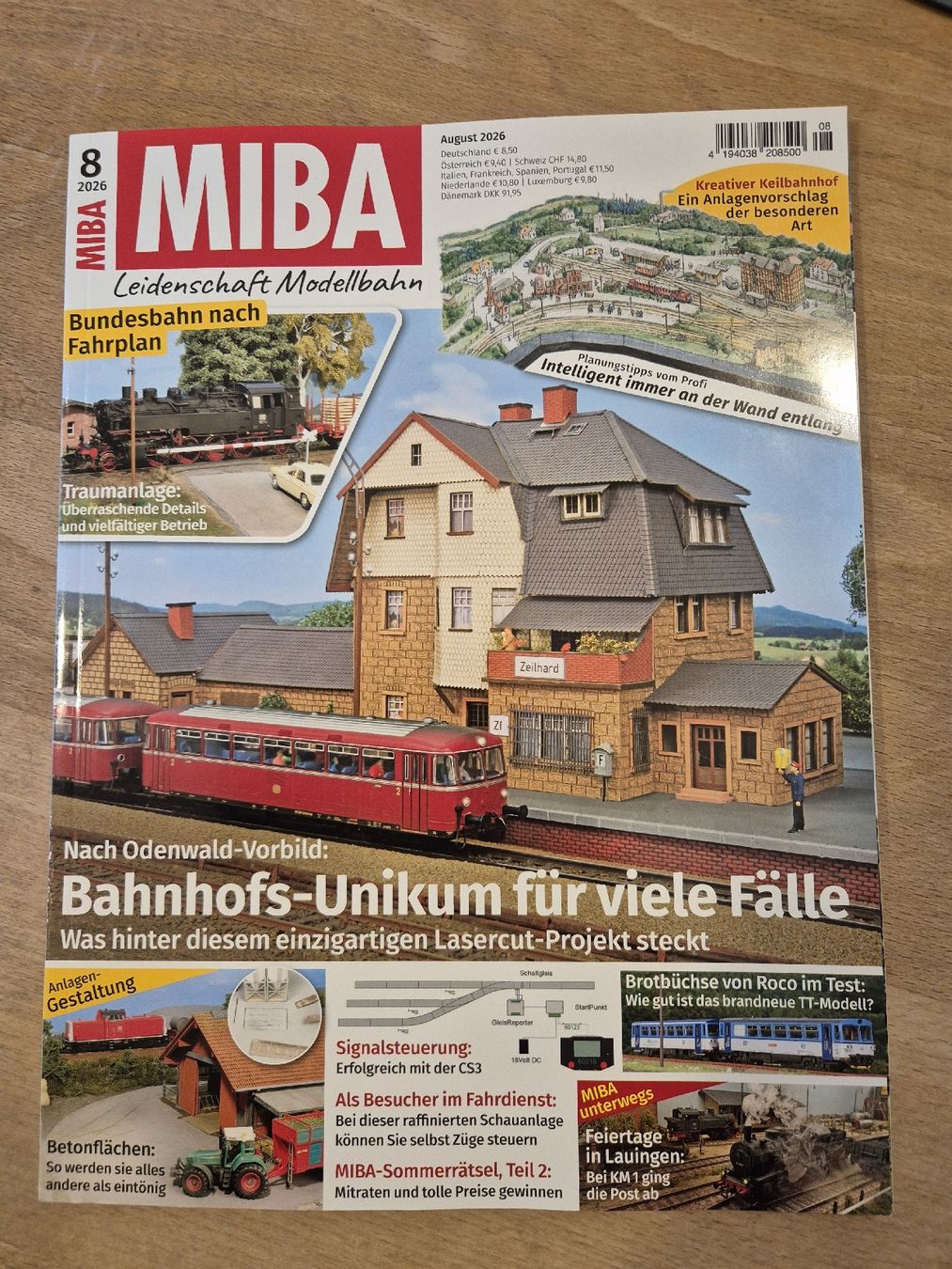 Revues & Magazines: MIBA Eisenbahnzeitschrift  8/2026 – D'occasion à Ehrendingen par Amigo5