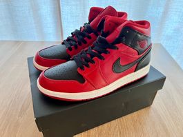NIKE AIR JORDAN 1 BRED REVERSE 100% ORIGINAL NEW& BOX EUR.41