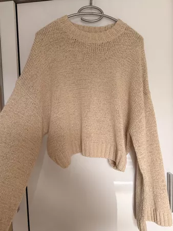 H&M Strickpullover beige Grösse S