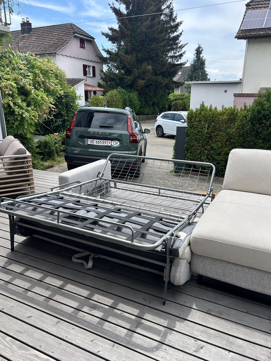 Sofas: Bettsofa hellgrau Stoff, 2-Teilig – D'occasion à Herzogenbuchsee par StephanJaeggi1 5
