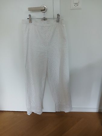 pantalon broderie Balzac