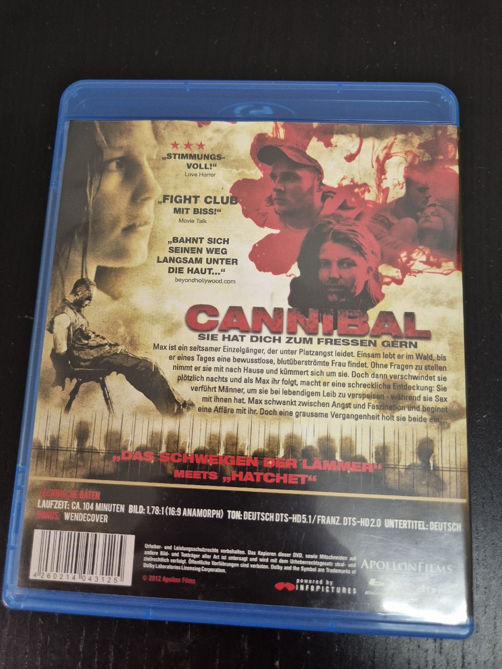 Alle DVDs: CANNIBAL - Blu-Ray – Gebraucht aus Wald ZH von _Hotarubi_ 1