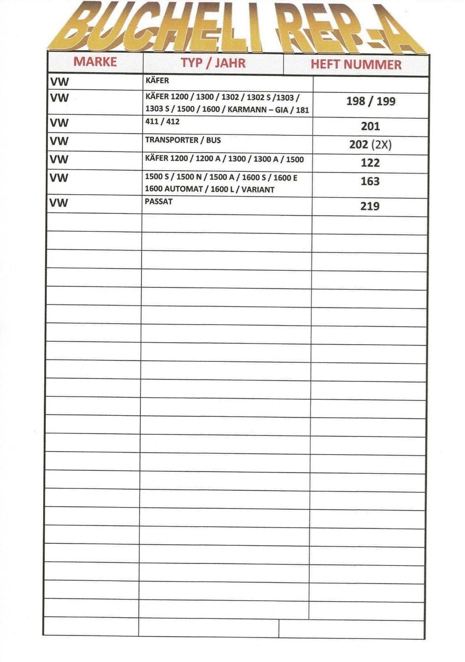 Libri: OPEL RECORD E  1.7-2.0 BUCHELI REPAR.-A – Usato da Blauen venduto da Sanhein 8