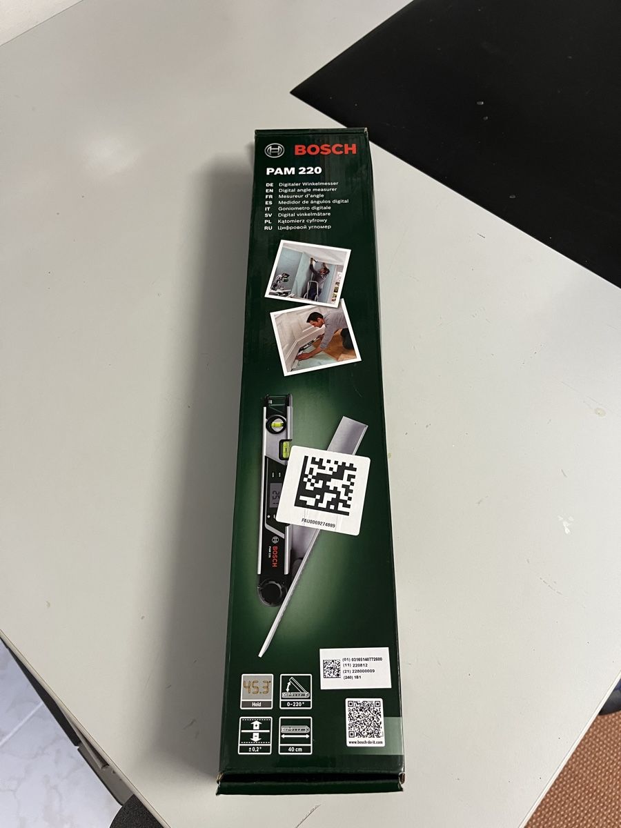 Bosch Misurare: Bosch Winkelmessgerät PAM 220 Neu – Nuovo e nell'imballaggio originale da Adliswil venduto da dsan-art 4