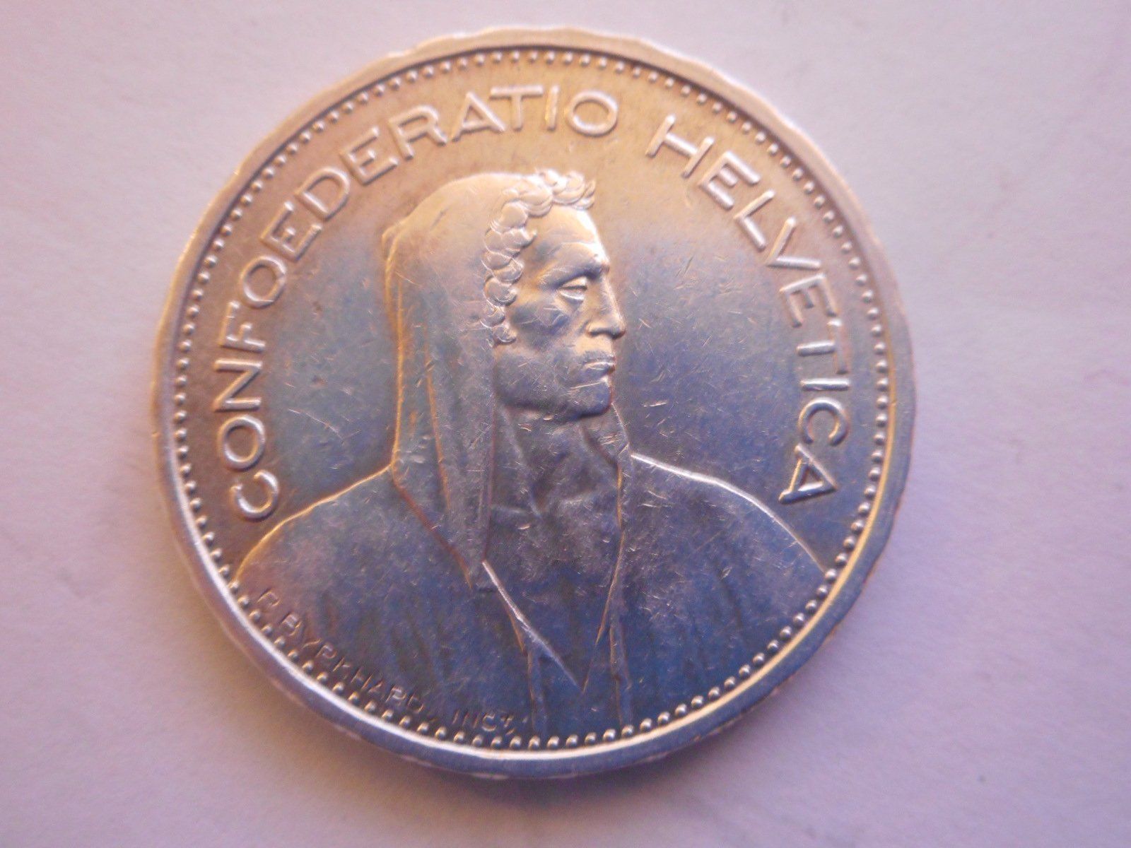 Toutes les monnaies: 5 Fr. 1933  silber – D'occasion à Kriegstetten par pizlad2010 1