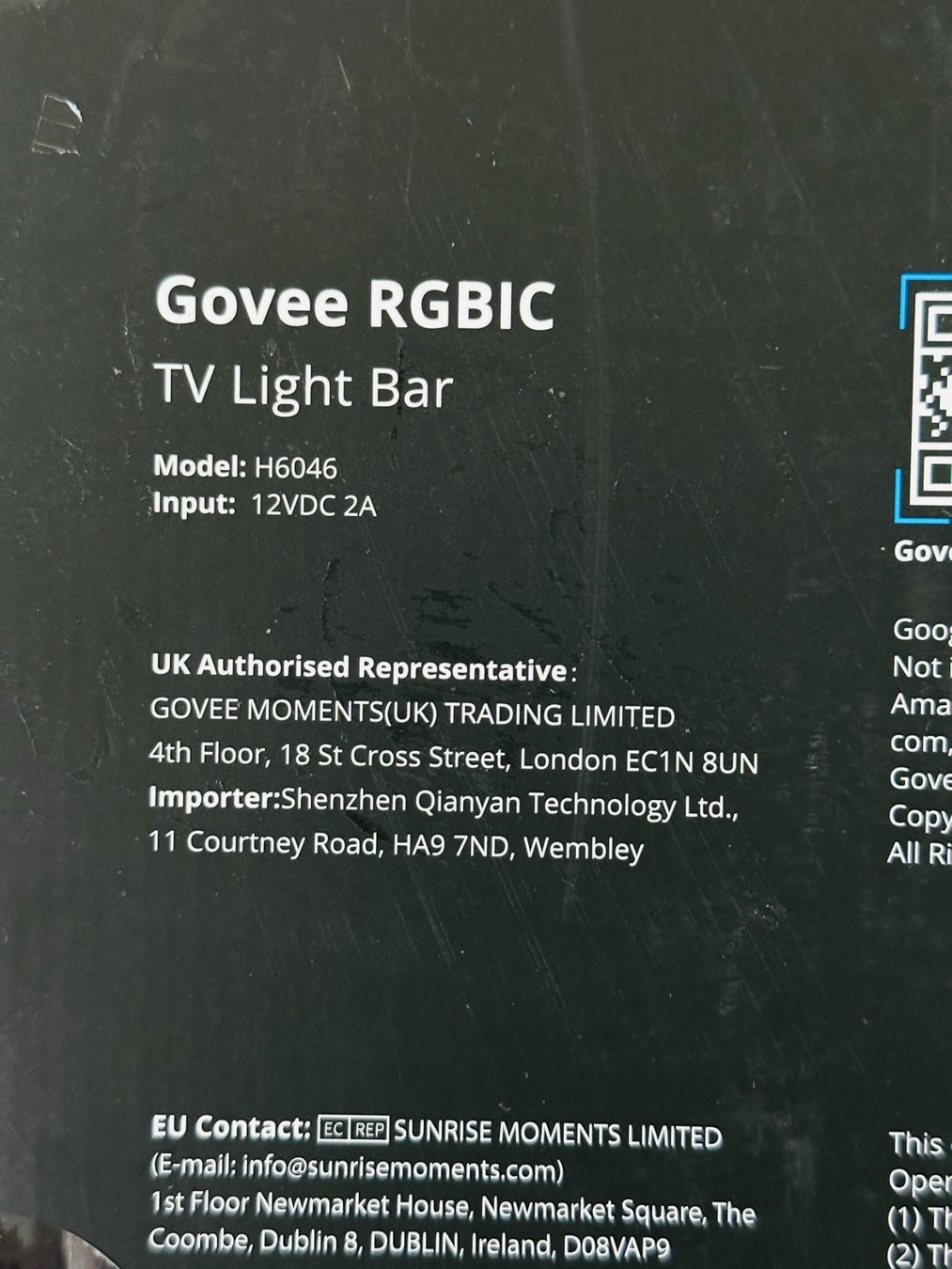Govee Lampade: Govee TV Light Bar RGBIC – Usato da Remigen venduto da tonip88 2