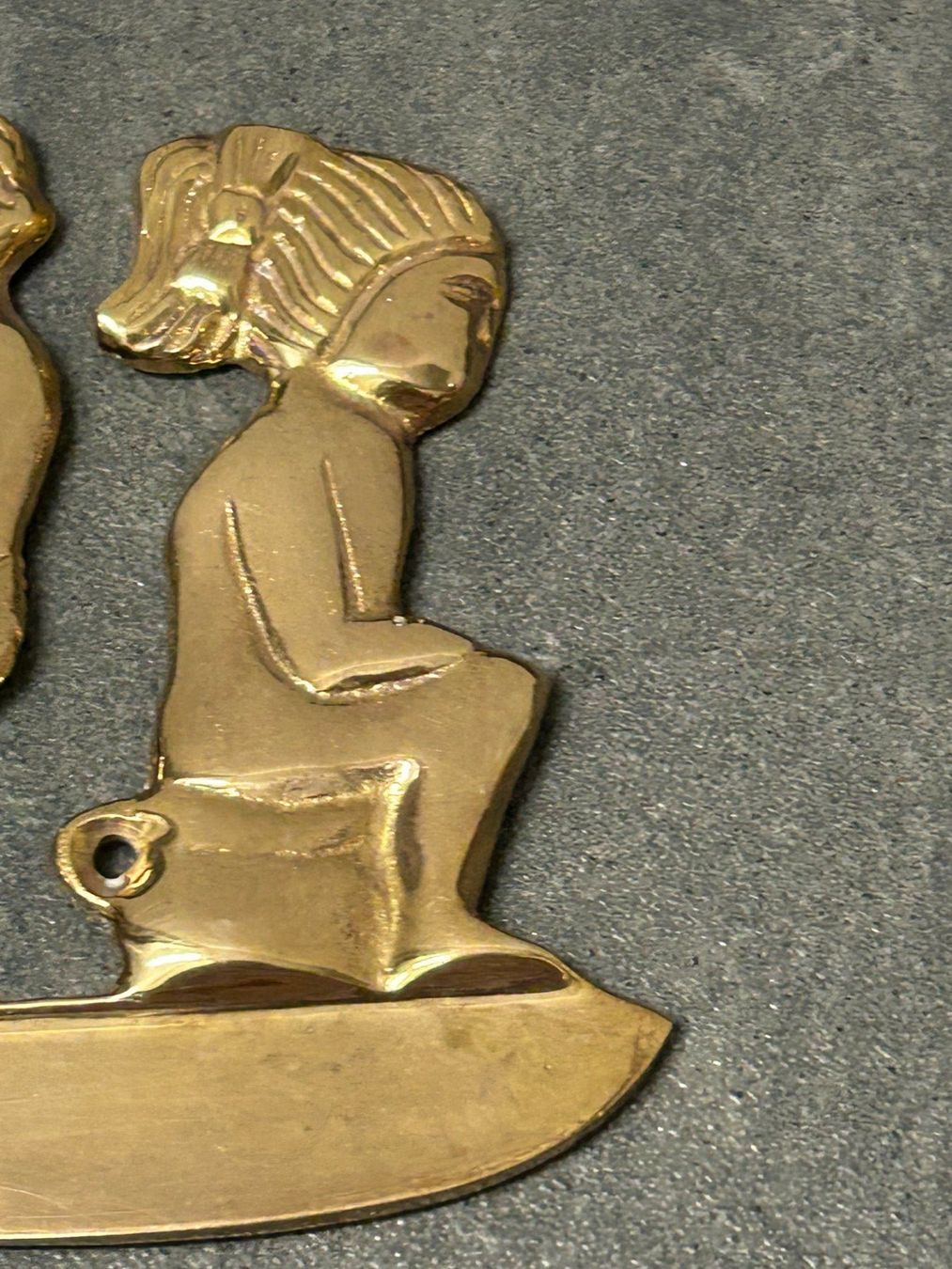Alle Dekorationen: vintage brass toilet decoration – Gebraucht aus Lausanne von Weber1007 1