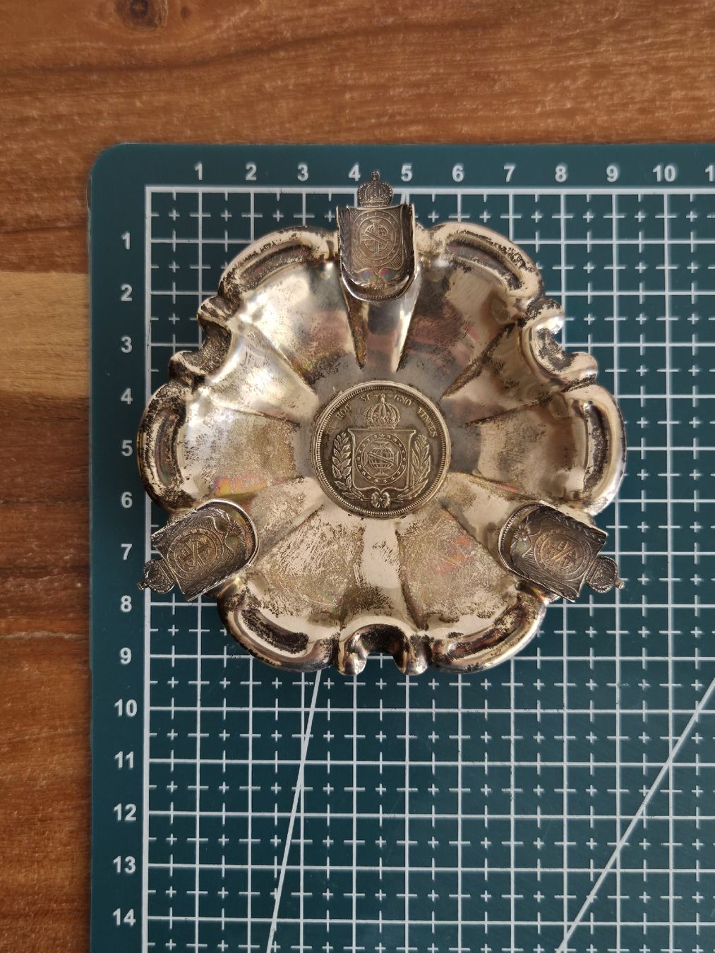 Portacenere: Antiker Silber Aschenbecher – Usato da Zürich venduto da Dalema13 5