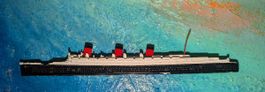 Schiffsmodell Queen Mary 2, M703, Metall, Vintage