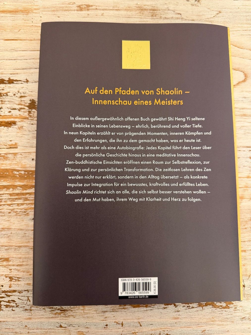 Bücher: Buch  Shaolin Mind, Neu – Neu (gemäss Beschreibung) aus Wolfwil von Inseider12 1