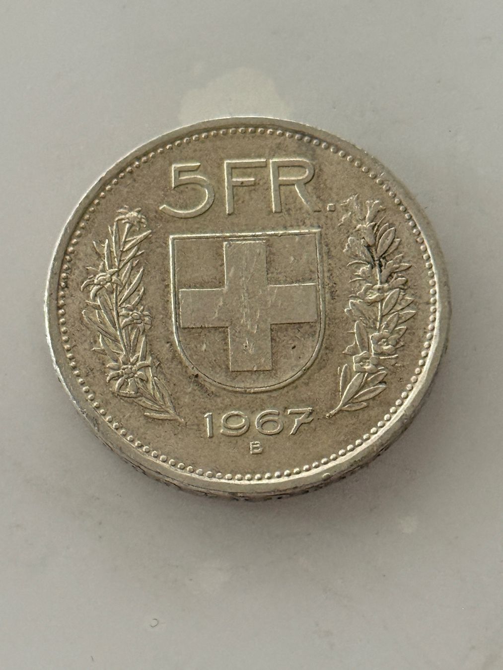 Alle Münzen: 5 Franken 1967  Silber – Gebraucht aus Wallisellen von SWISS_SILVER1 1