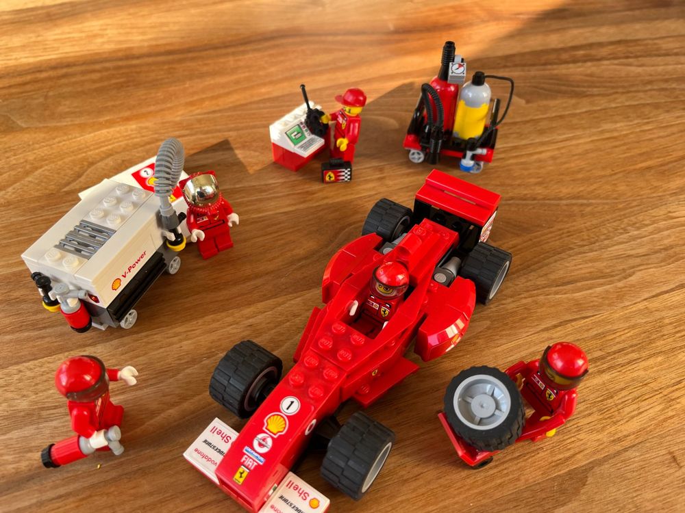 LEGO Racers Ferrari F1 Tankstopp 8673 (Gebraucht) in Domat/Ems für CHF ...
