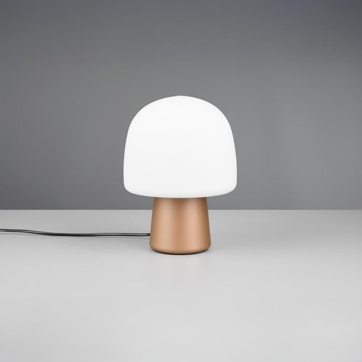 Lampade: Tischleuchte, Glas, Braun, 27 cm Höhe – Nuovo (secondo la descrizione) da Kreuzlingen venduto da Smart-Light 5