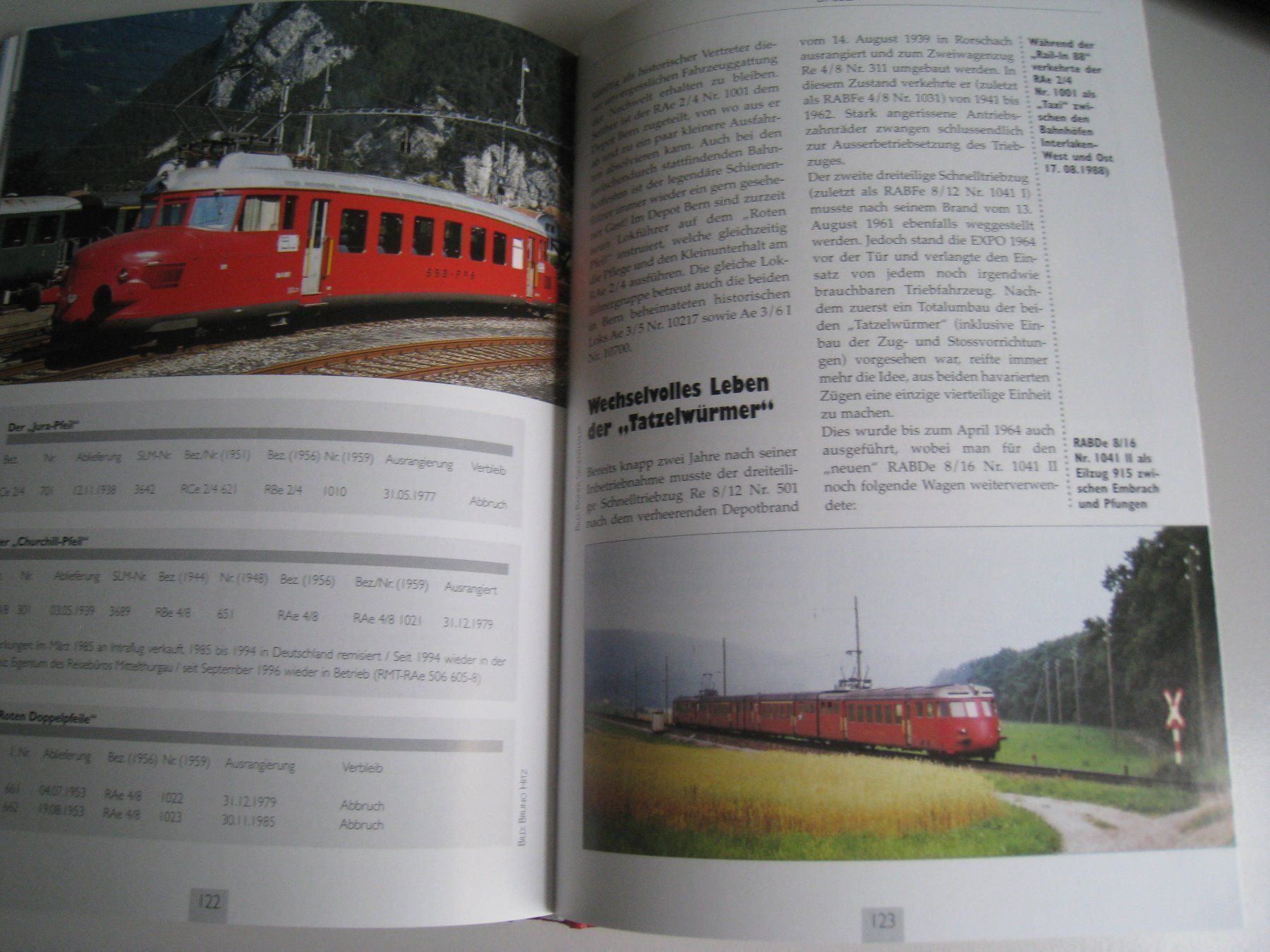 Bücher: Rote Pfeile Legendäre Triebwagen der SBB,  2000 – Gebraucht aus Buchs ZH von swiss-train 9