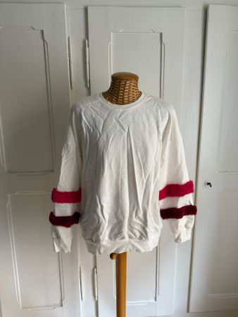 MANGO - Sweatshirt weiss M/L