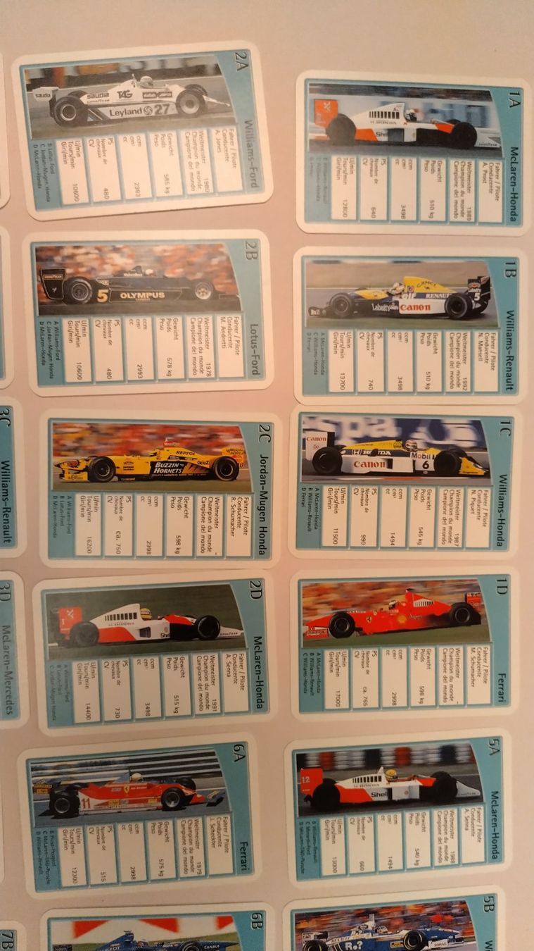 Spiele: Auto Quartett -  Formel 1 / 2 Deckkarten + 32 Karten – Gebraucht aus Bellach von JingleJerry 4