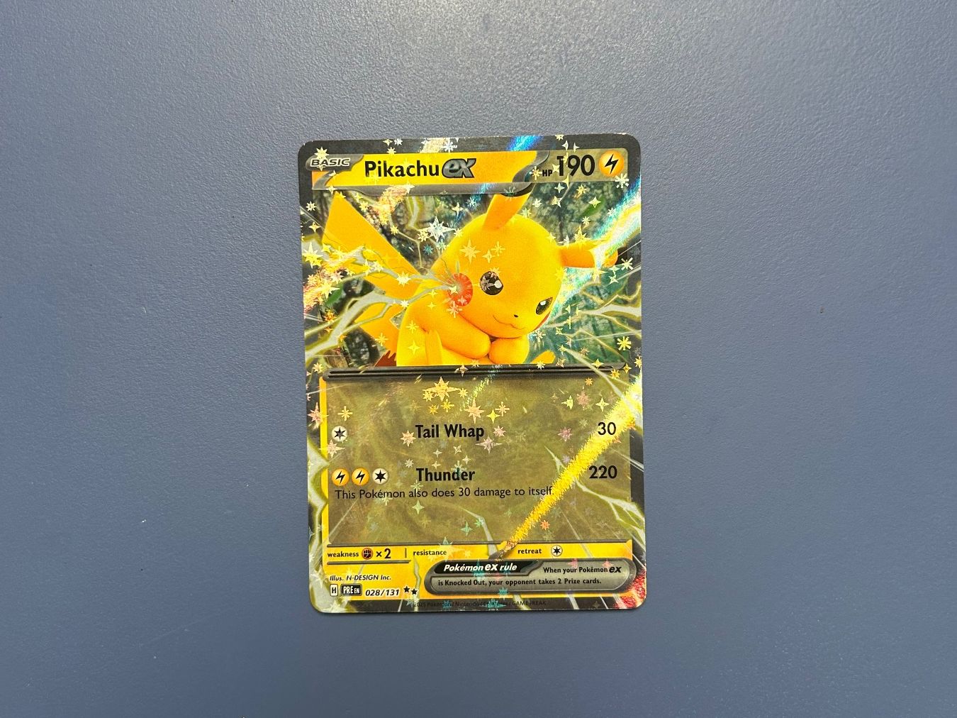 Pokémon Carte collezionabili: Pikachu Ex 28/131 Prismatic Evolution EN – Usato da Schlieren venduto da happymerchant64