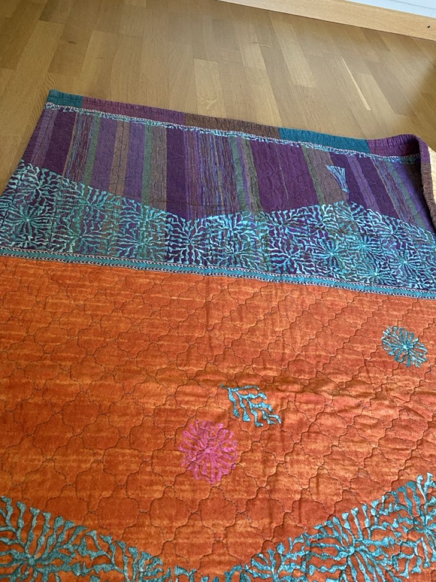 Coperte: Tagesdecke 100% BW gesteppt, Allzweckdecke, Sofadecke – Usato da Hünibach venduto da nadalila 4