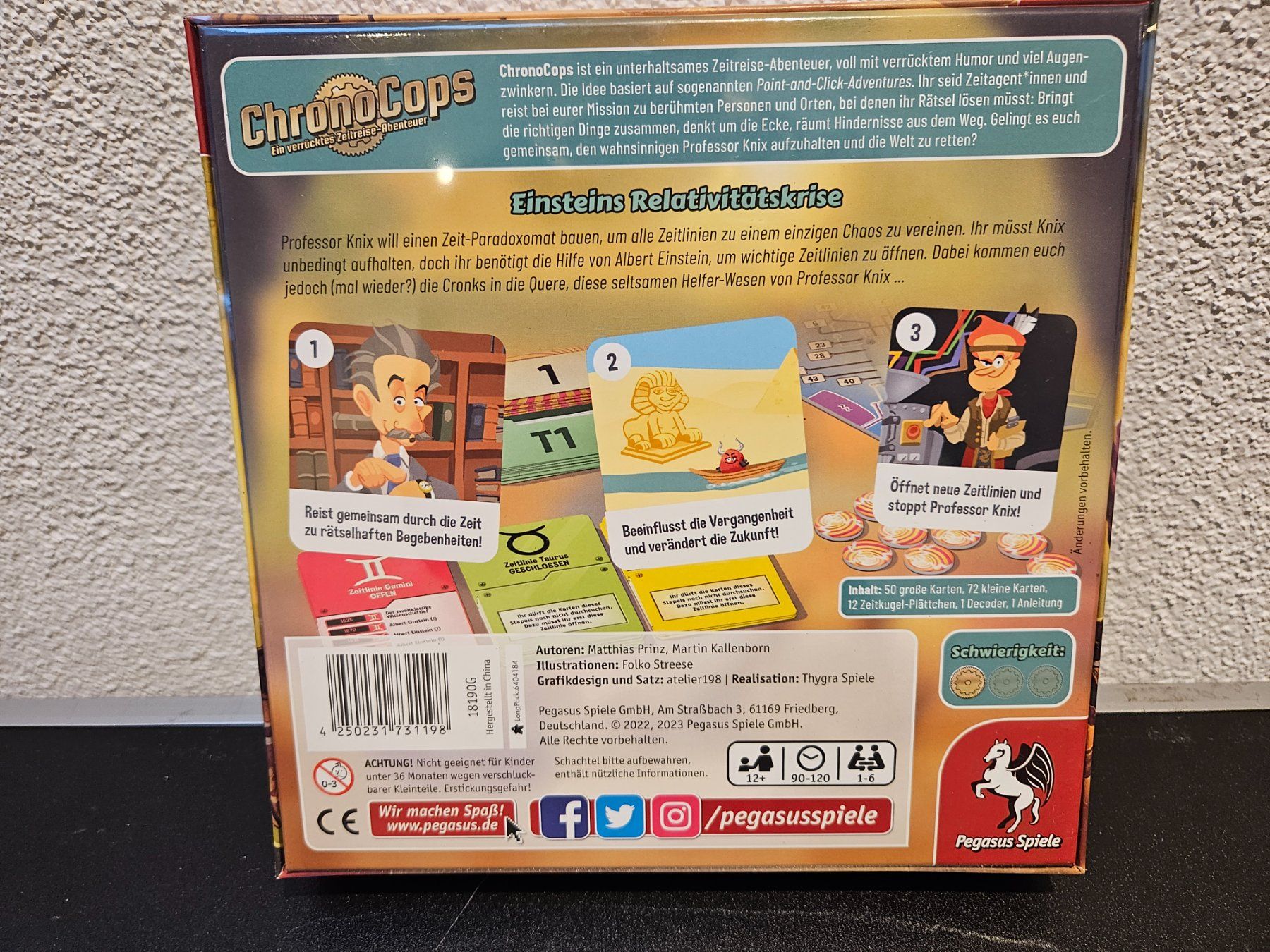 Giochi: Neu - Pegasus Spiele - Chrono Cops – Nuovo e nell'imballaggio originale da Dagmersellen venduto da Jarsetz_Restposten 1