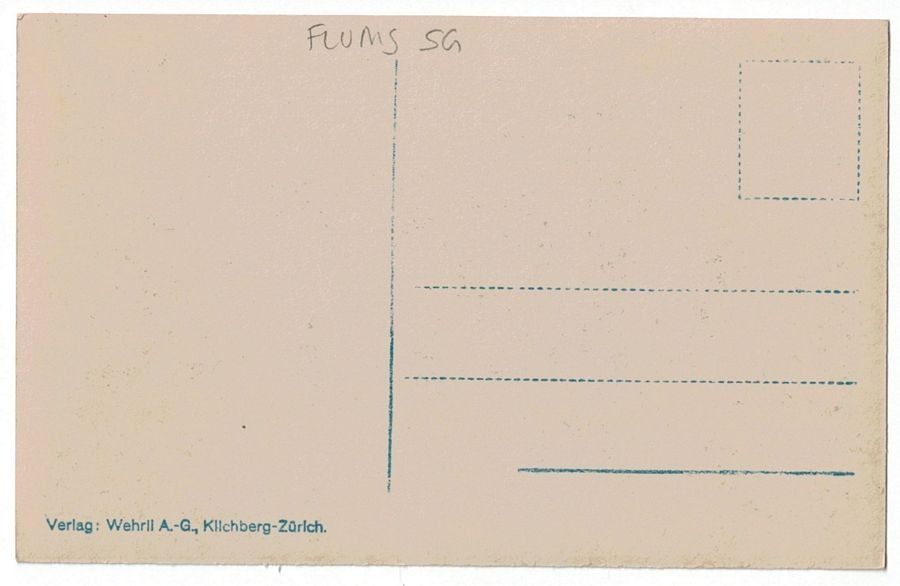 Cartoline postali: Flums, Kurhaus Oberberg um 1935 – Usato da Frauenfeld venduto da POML 1