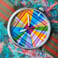 Concentric Automatic A-193 Farbiges Armbanduhr Unikat