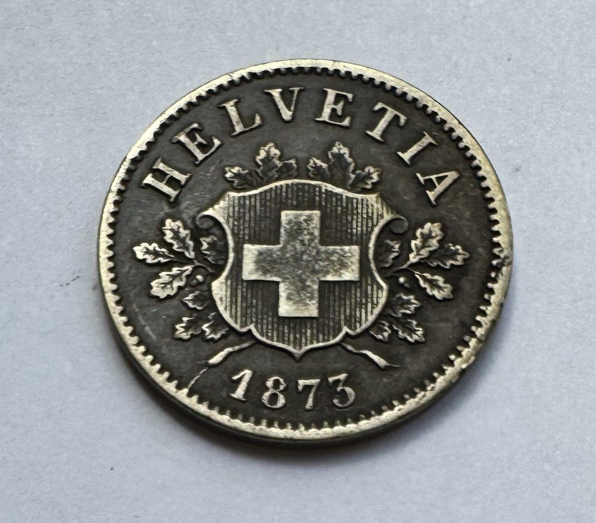 Alle Münzen: 1873 10 Rappen ss-vz – Gebraucht aus Kirchberg SG von Zenhad69