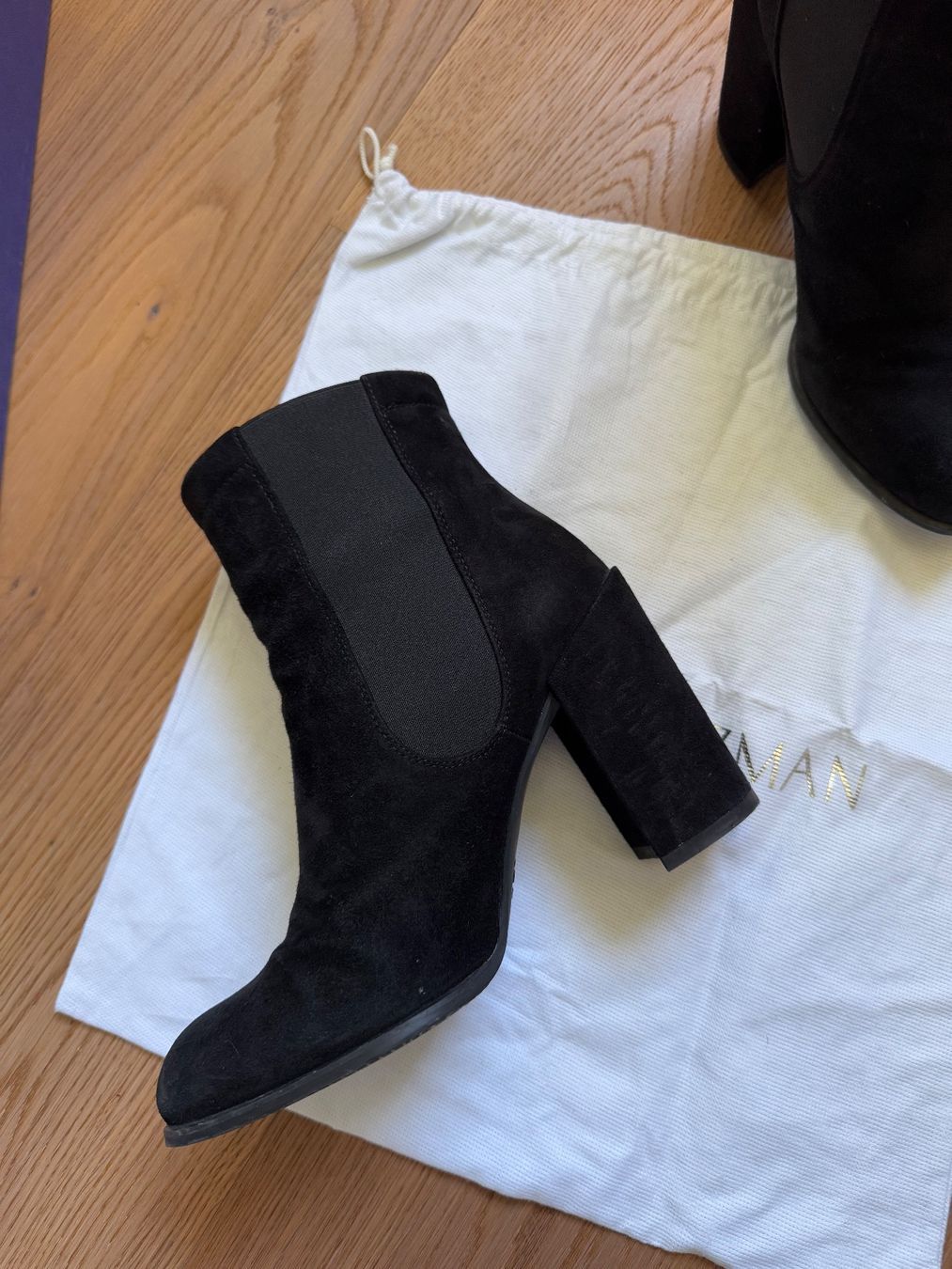 Stuart Weitzman Scarpe da donna: Stuart Weitzman Stiefeletten, Gr. 38, schwarz – Nuovo (secondo la descrizione) da Triesen venduto da dardaleni 3